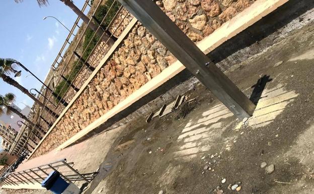 El PSOE de Adra pide una torreta de vigilancia en la playa 'de los 11 puentes'