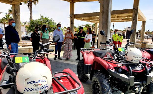 Adra nutre a Policía Local y a Protección Civil de más medios para vigilar las playas
