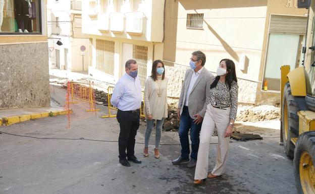 La Plaza Andalucía y la calle Zacatín, en obras