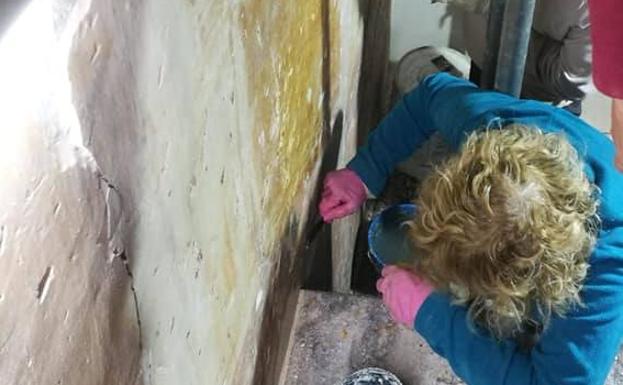 Alcolea avanza en la recuperación de su ermita para concluir en «verano de 2021»