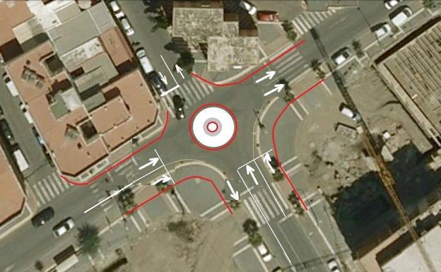 Plataforma aplaude la construcción de la rotonda que sugirió en pleno hace seis años
