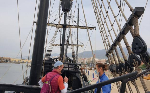 La Nao Victoria está en Adra y se puede visitar hasta el domingo