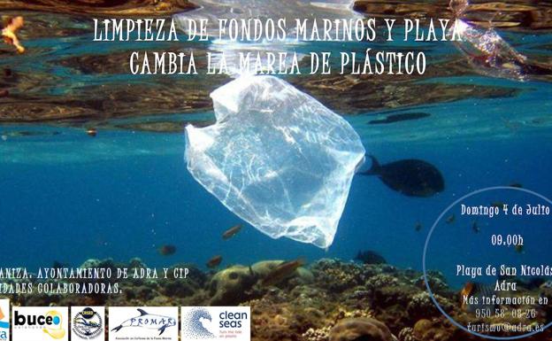 Adra convoca una limpieza submarina en la playa de San Nicolás