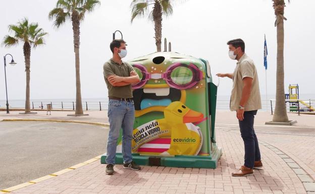 Adra recicla 278 toneladas de envases de vidrio en un año