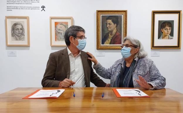 Ana María Castillo cede al Museo de Adra seis obras de Jesús de Perceval