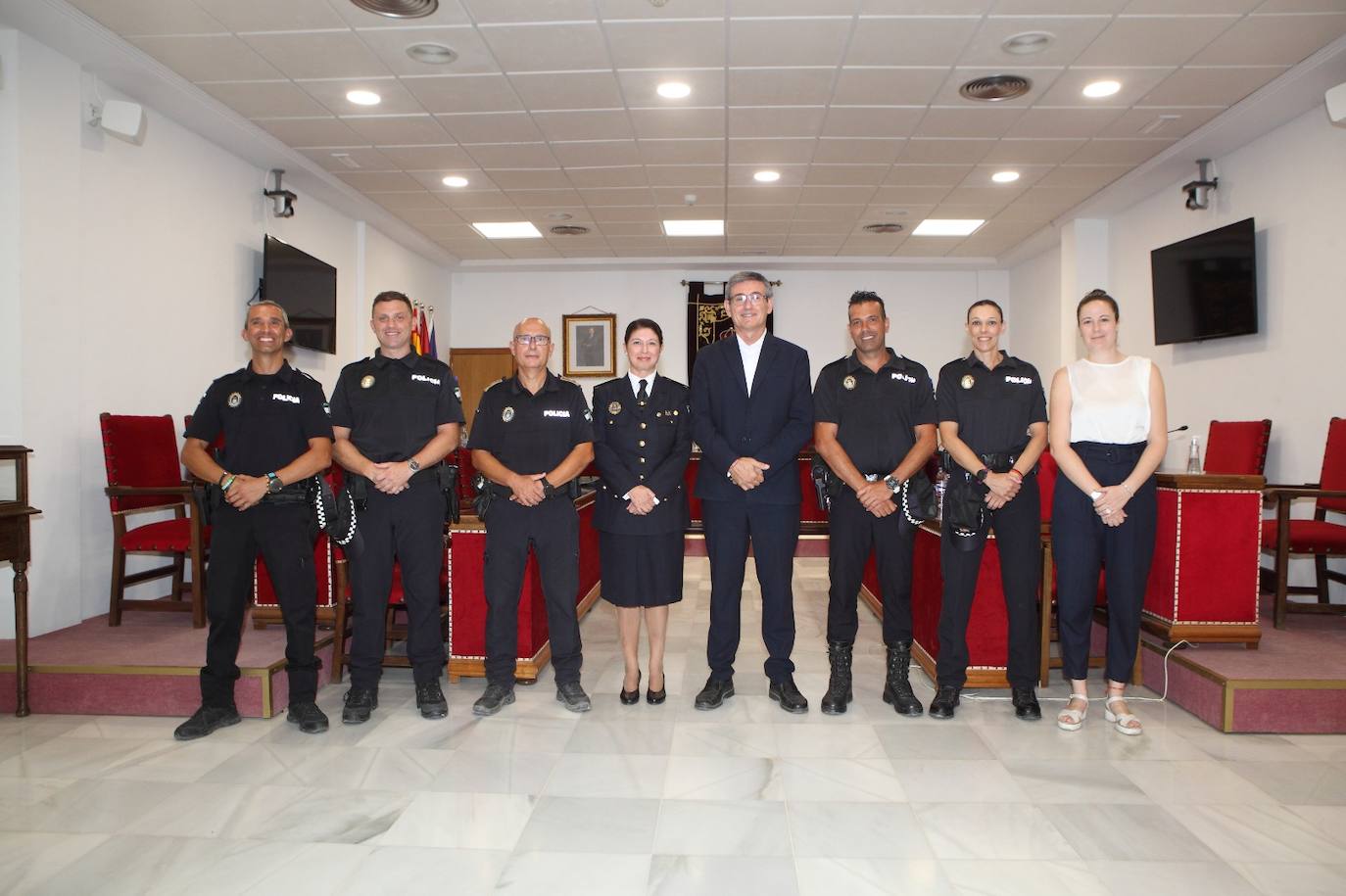 La Policía Local de Adra da la bienvenida a cuatro agentes