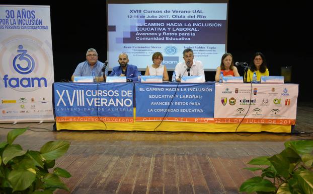 La educación inclusiva a debate en el curso de verano de FAAM que hasta el viernes se desarrolla en Olula del Río