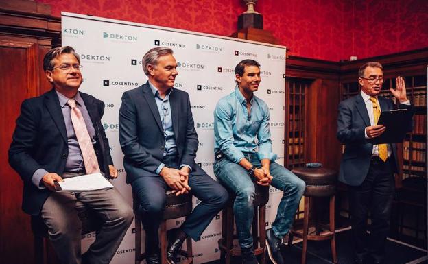 Rafa Nadal presenta la serie Industrial de Dekton by Cosentino en Londres
