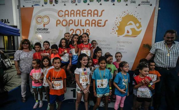 Más de 270 personas participan en Tíjola en una nueva prueba del Circuito de Carreras Populares