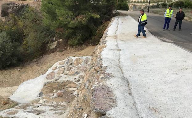 Culminan las obras de estabilización del Cerro de Las Lomas en Zurgena