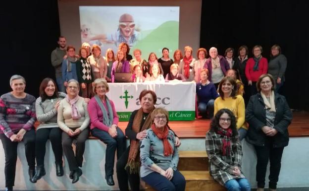 Encuentro del voluntariado de la AECC en Serón