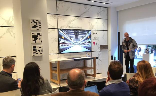 Cosentino presenta Raytrace, un diseño de LAYER creado por Benjamin Hubert con Dekton
