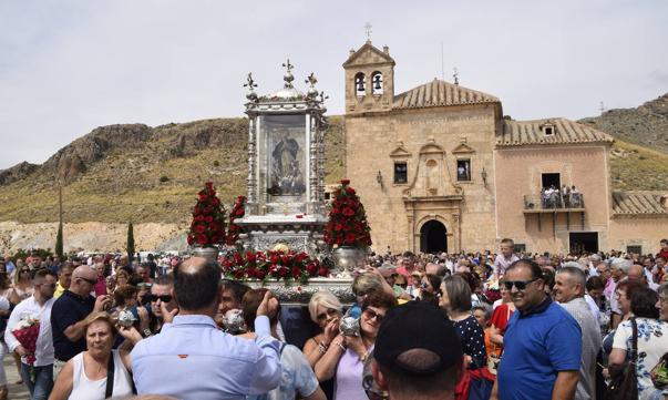 La Romería de la Virgen del Saliente en Albox reúne de nuevo a miles de peregrinos