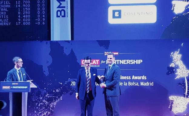 La Embajada Británica en España premia a Cosentino por su crecimiento en Reino Unido
