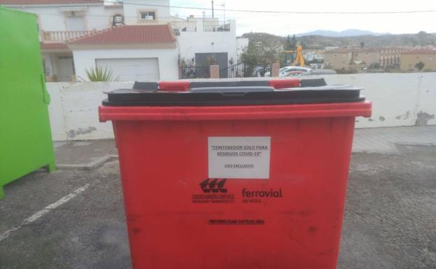 EL Consorcio Almanzora Levante Vélez, incorpora el contenedor rojo para uso exclusivo de residuos COVID-19