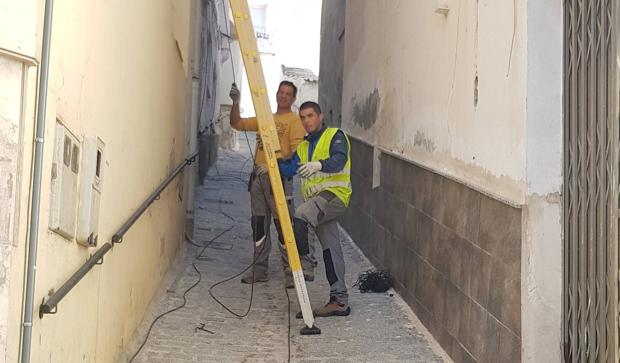 Despliegue de fibra óptica en Serón