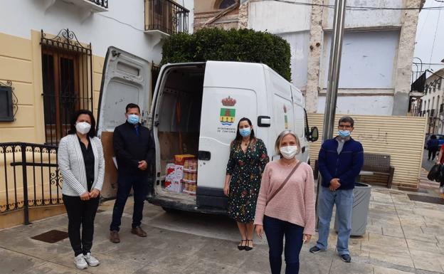 El Ayuntamiento de Cantoria dona a Cáritas alimentos de primera necesidad