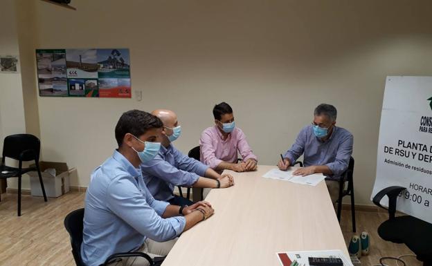 El Consorcio Almanzora Levante recepciona las obras del nuevo vaso del vertedero en Albox
