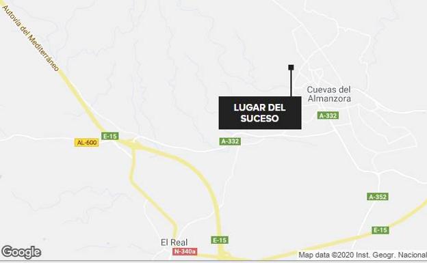 Herido un hombre de 45 años al derrumbarse una casa cueva sobre él en Almería