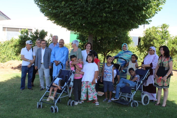Ocho niños discapacitados del Sáhara son acogidos en el centro de Aprompsi