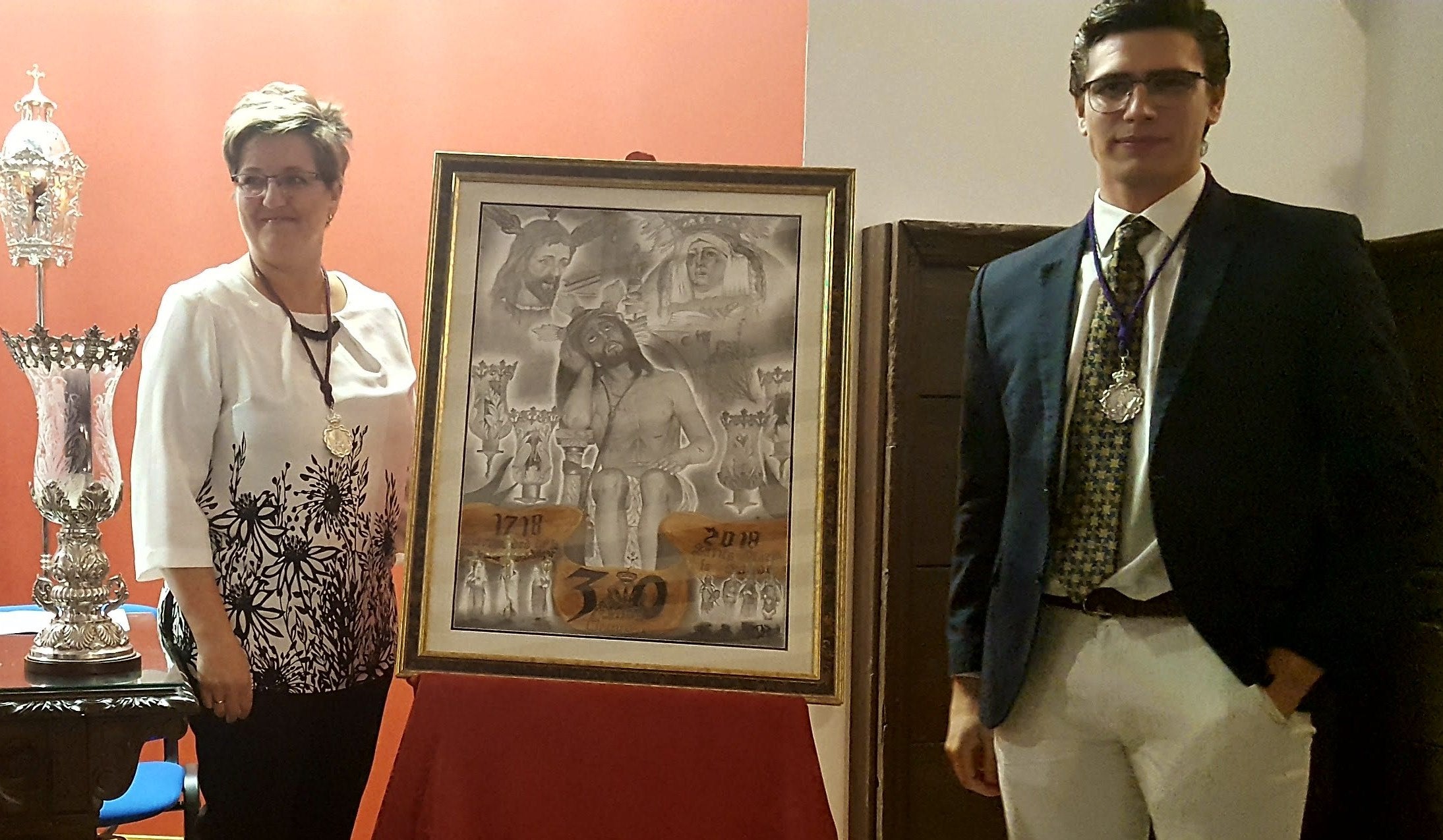 Antonio Boiso realiza el cartel de los 300 años de la Hermandad de la Paciencia