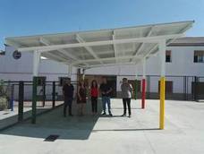 La Consejería de Educación realiza obras de climatización en el colegio Santa Clara de Lahiguera