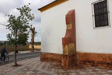 Actos vandálicos deterioran la parte externa de la iglesia de Santiago Apóstol de la Lagunilla