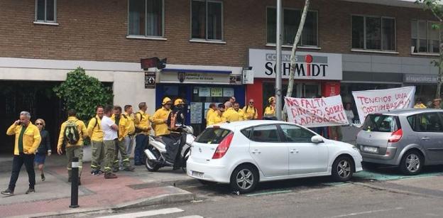 Bomberos forestales reclaman el pleno empleo para desarrollar su labor