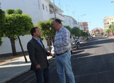 El alcalde de Andújar destaca las obras de remodelación en la Avenida Plaza de Toros