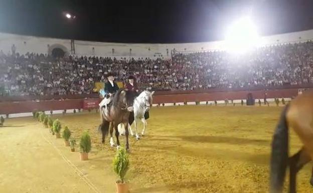 Lleno hasta la bandera en el espectáculo 'Andújar sueña y galopa'
