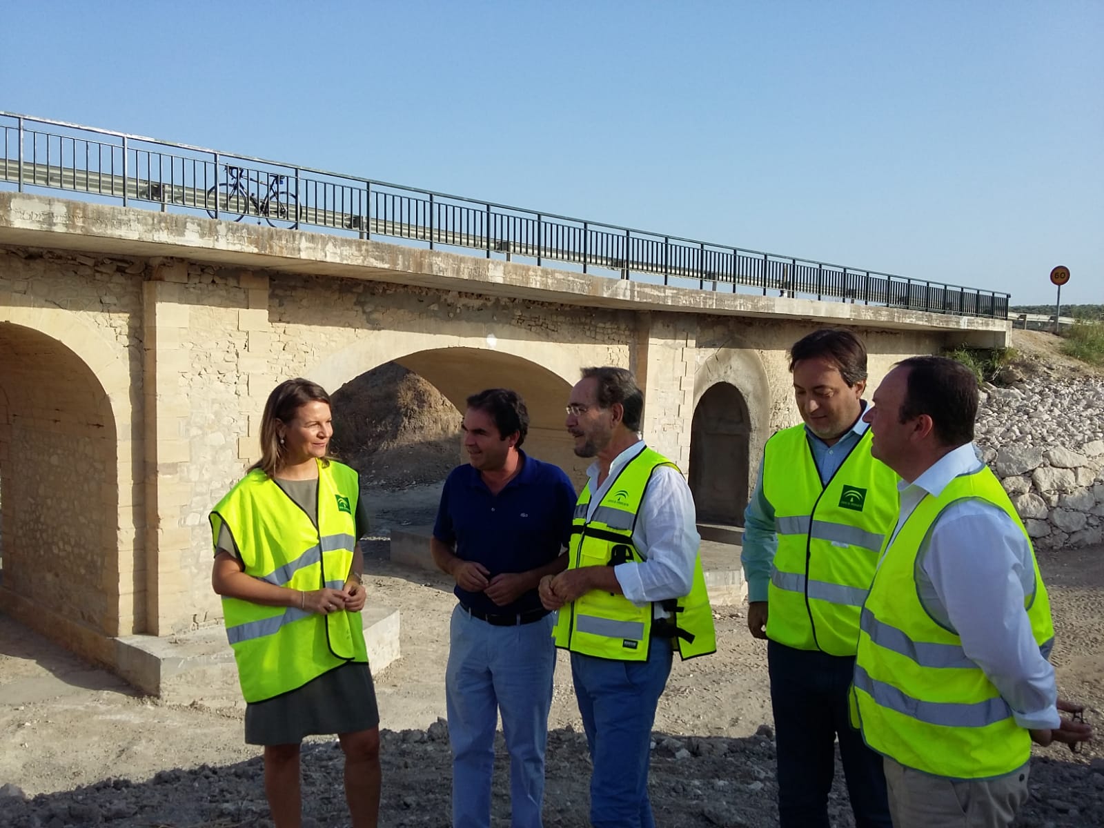 La Junta pone en servicio el puente entre Porcuna y Valenzuela tras las obras de emergencia