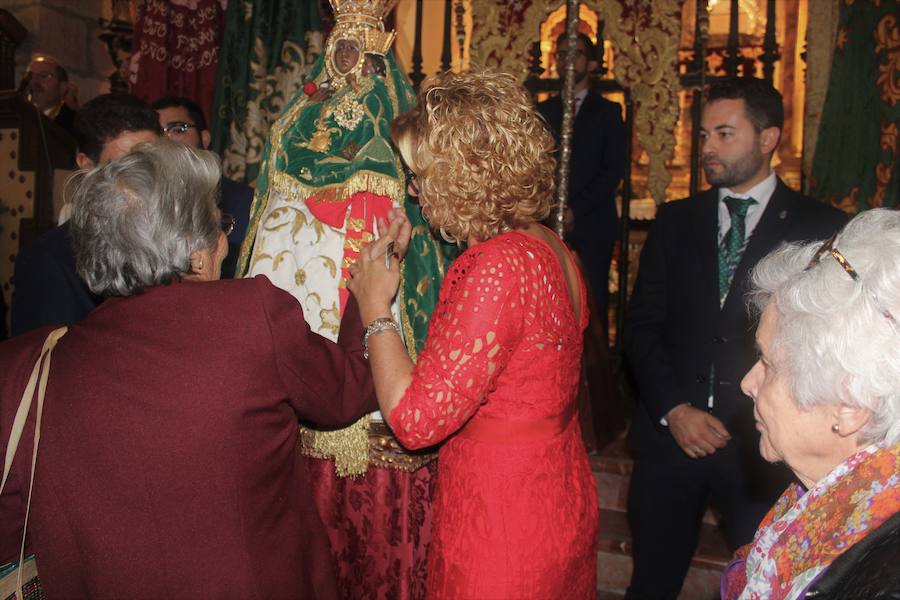 La 'Morenita' se acerca a los más afligidos