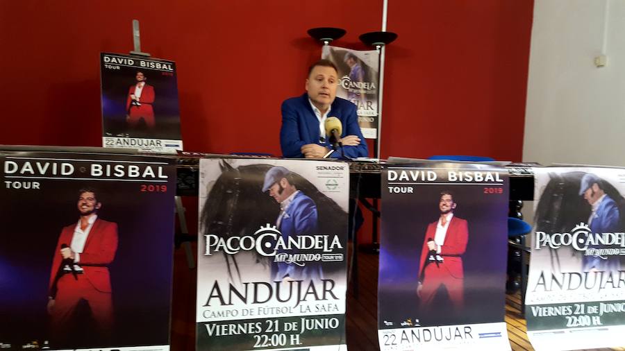 Paco Candela y David Bisbal actuarán en el patio de la SAFA el próximo mes de junio