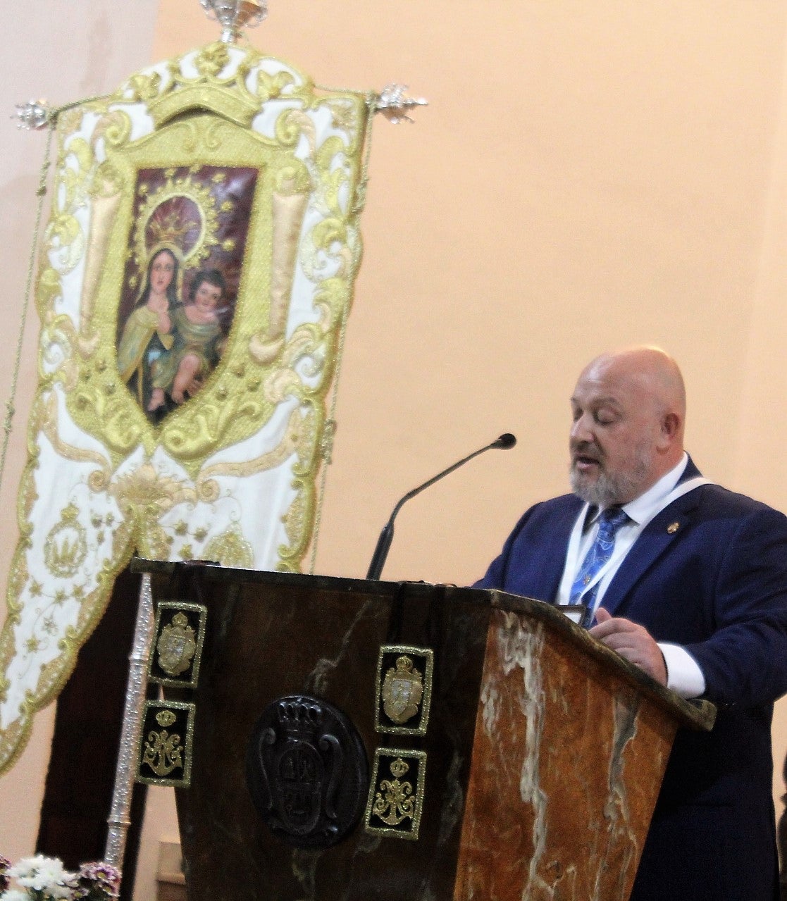 José Luis Serrano ensalza en su pregón a quienes han luchado por consolidad la devoción de la Virgen del Carmen en Andújar