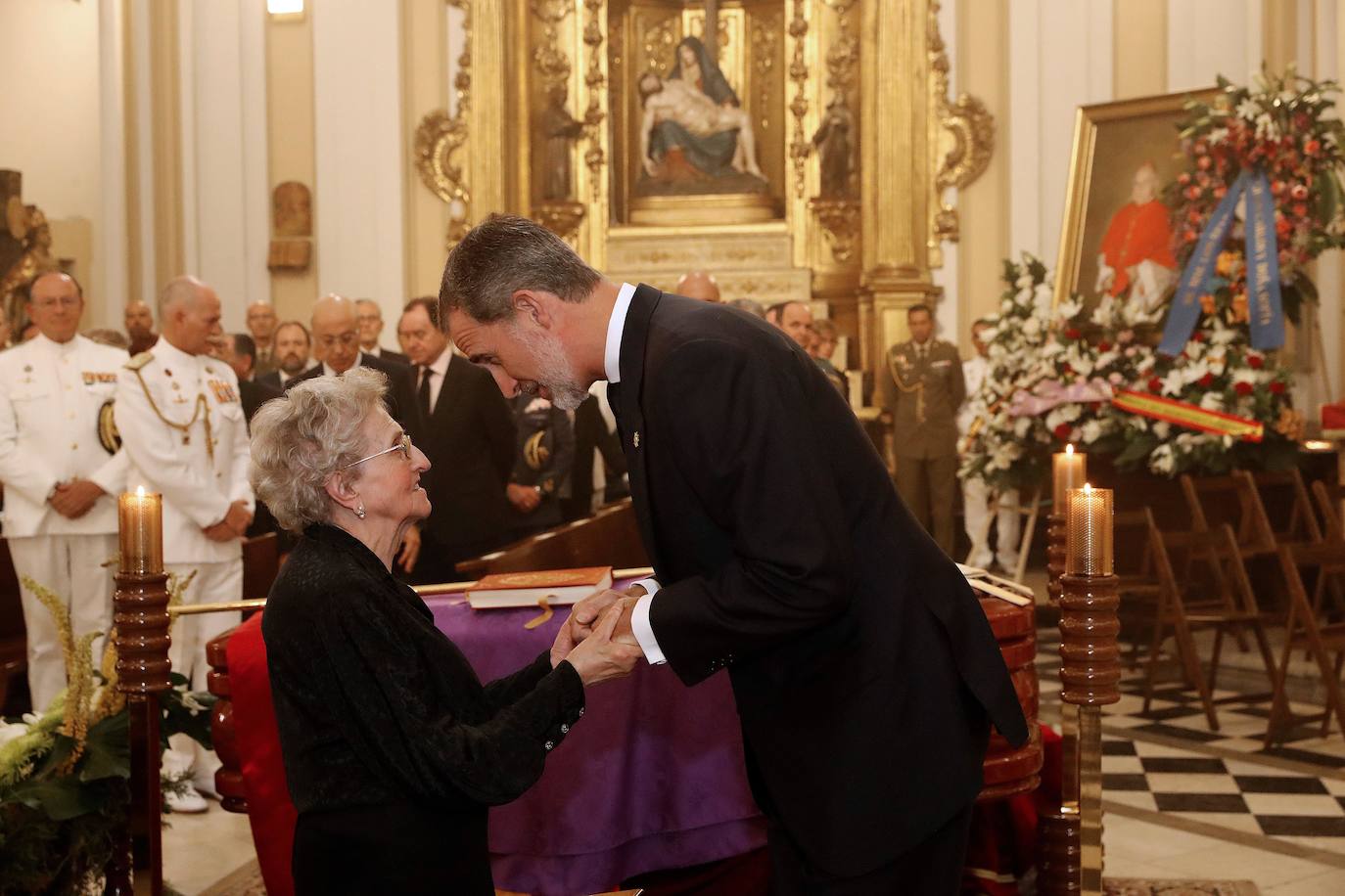 Felipe VI asiste al funeral del cardenal Estepa, natural de Andújar