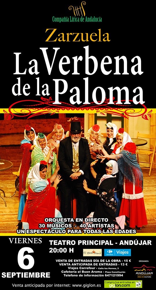 Llega a la Feria 'La Verbena de la Paloma' a cargo de la Compañía Lírica de Andalucía