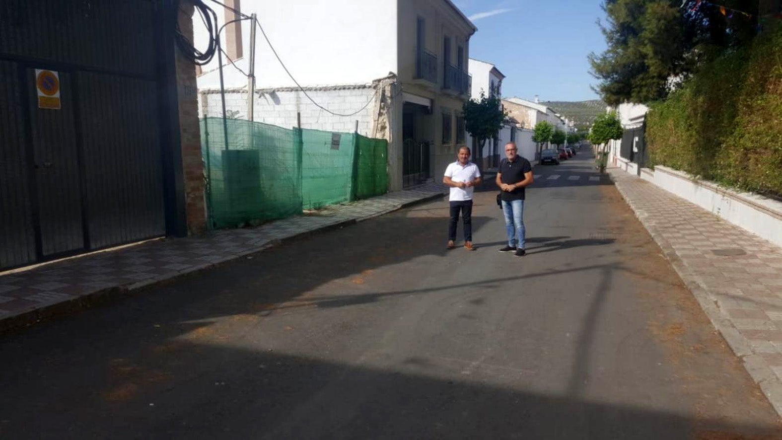 Diputación sustituye el colector general de Escañuela para mejorar la evacuación de aguas residuales