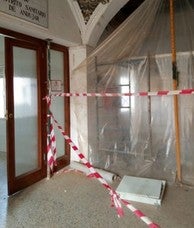 Andújar por la Sanidad percibe desatención y falta de ritmo en las obras del Antiguo Hospital
