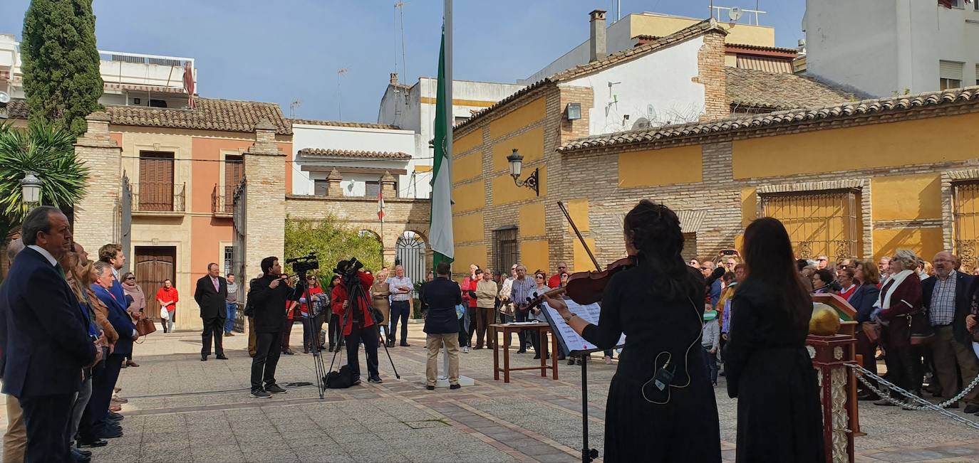 Andújar honra a la Bandera Andaluza