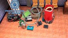 La Policía Nacional detiene a dos individuos en Andújar por robar en una nave industrial y en un bar
