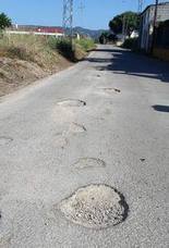 Reclaman el arreglo de la carretera de San Amancio