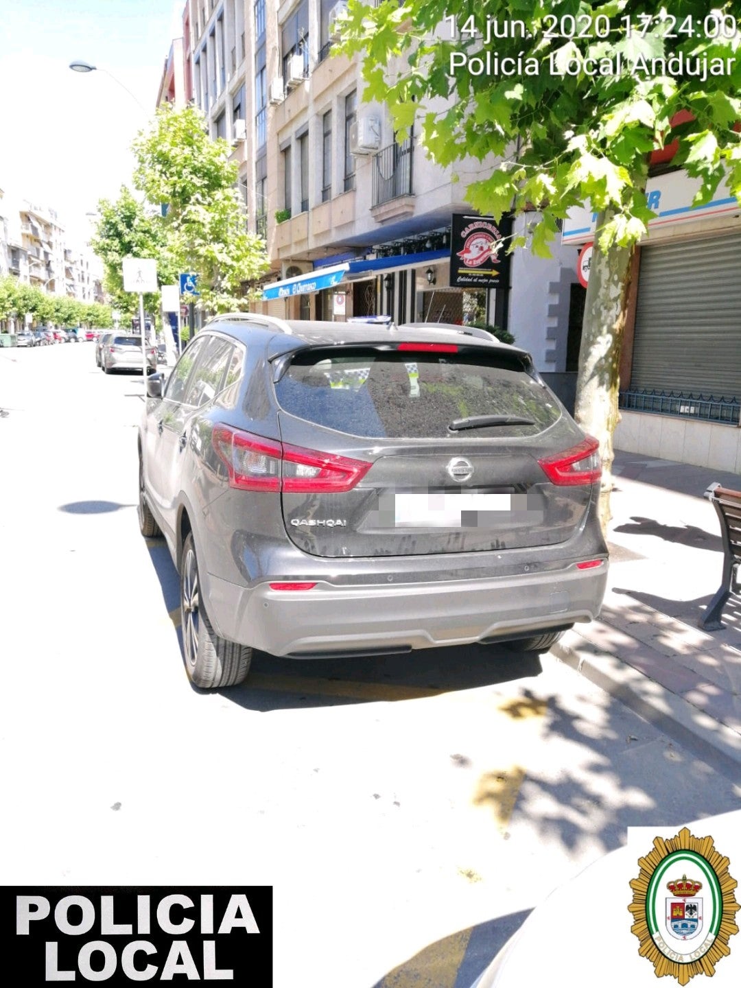 La Policía Local de Andújar recupera un coche por apropiación indebida