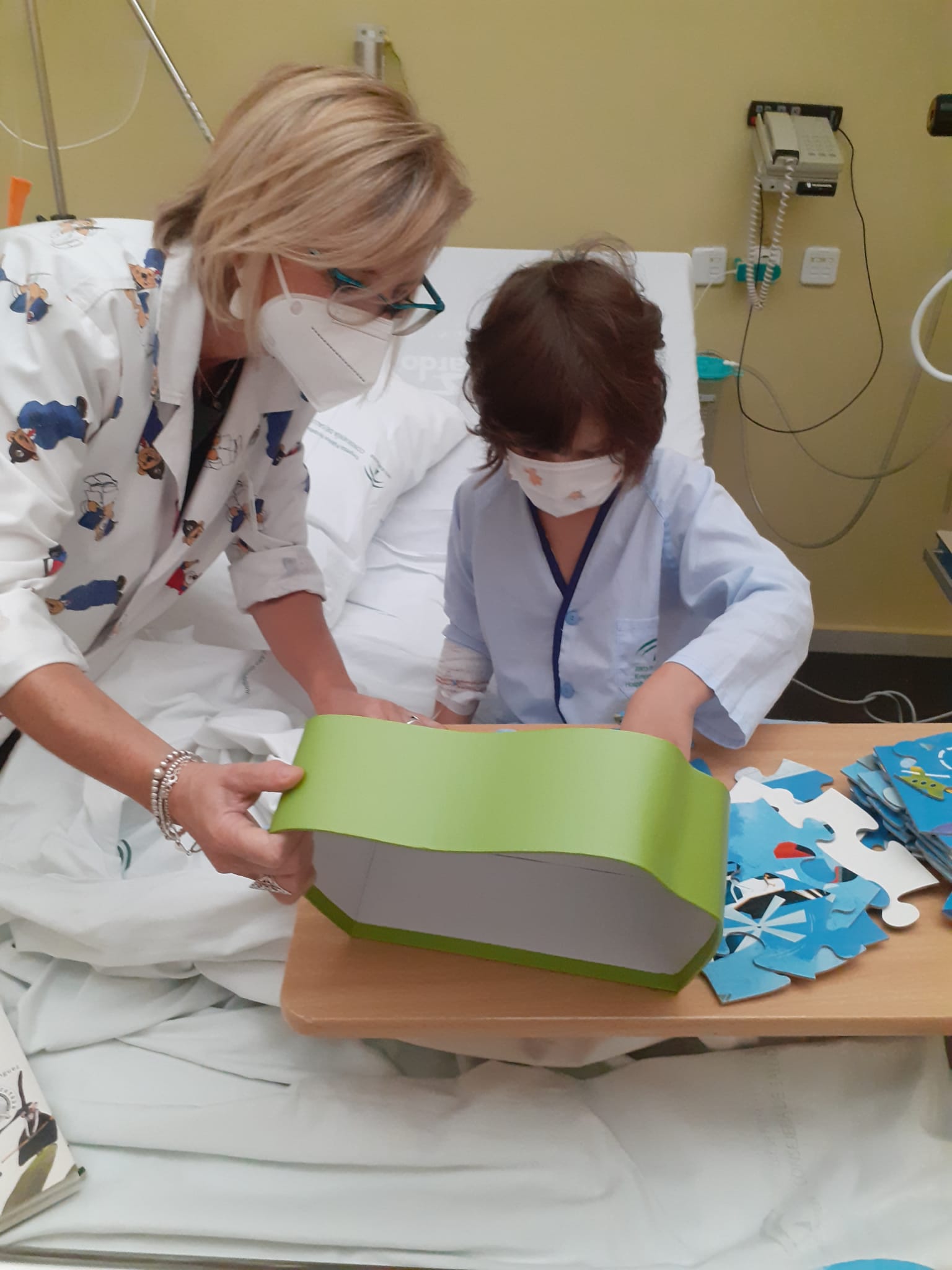 El Aula Hospitalaria del Hospital Alto Guadalquivir incorpora medidas de seguridad contra el virus en este curso