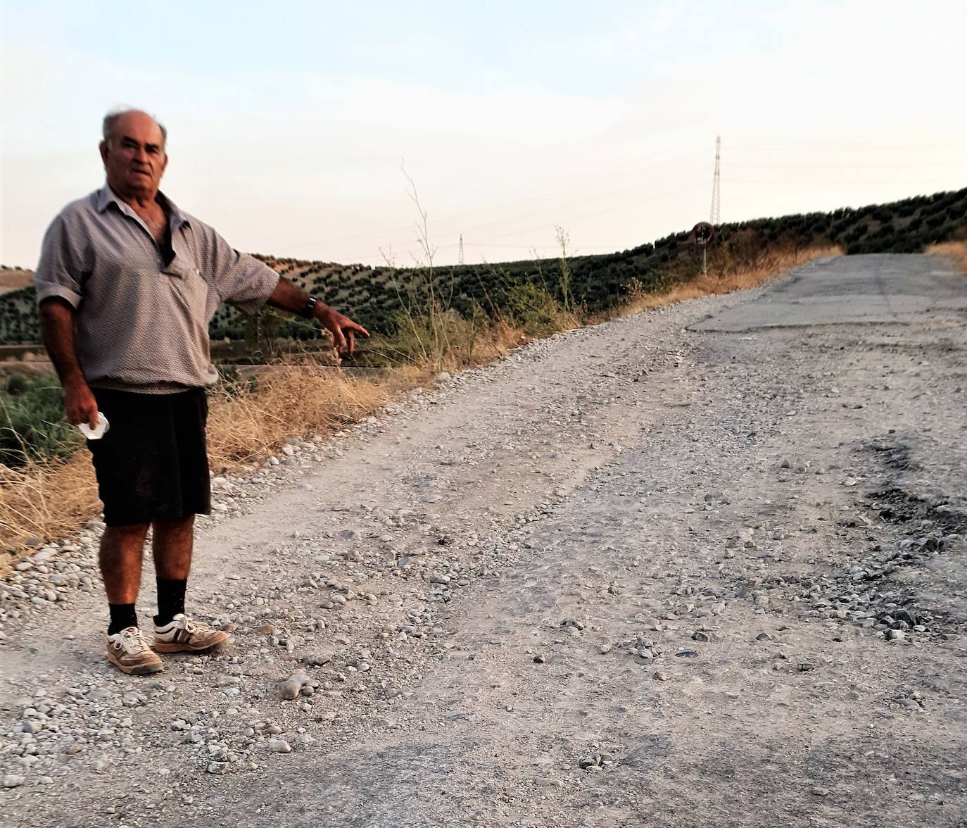 El deterioro de la carretera de Valtodano supone un 'infierno' para la gente que la utiliza con frecuencia