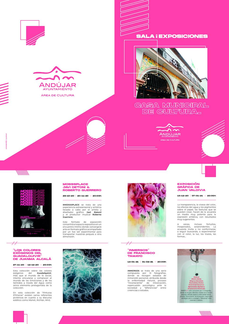 El Ayuntamiento de Andújar acerca las exposiciones de Casa de la Cultura a los hogares a través de tour virtuales