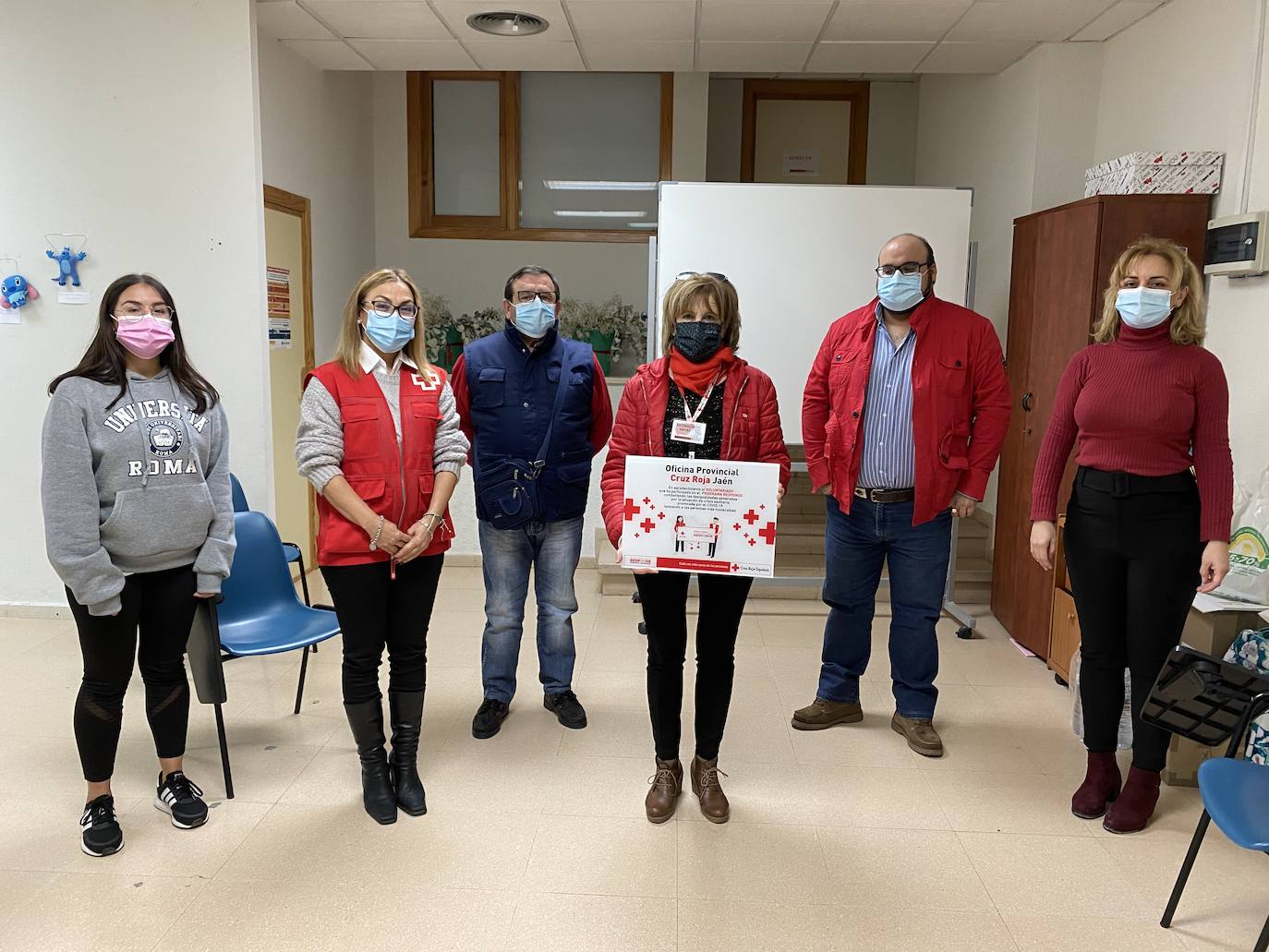La asamblea de Cruz Roja en Andújar reconocida por Cruz Roja Jaén por su labor en el 'Plan Responde'