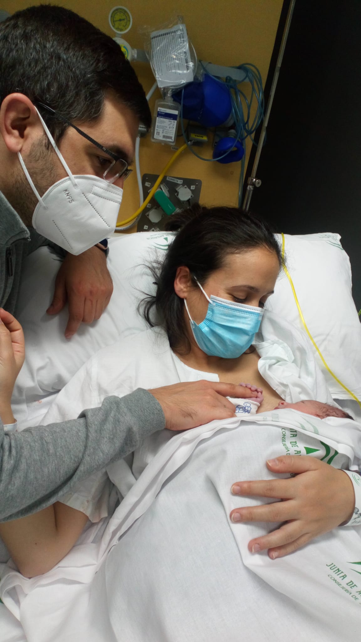 La andujareña Sara fue el primer nacimiento del Hospital Alto Guadalquivir de este 2021