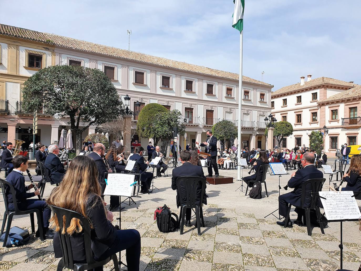 La banda Maestro Amador interpreta sones andaluces con motivo del 28-F