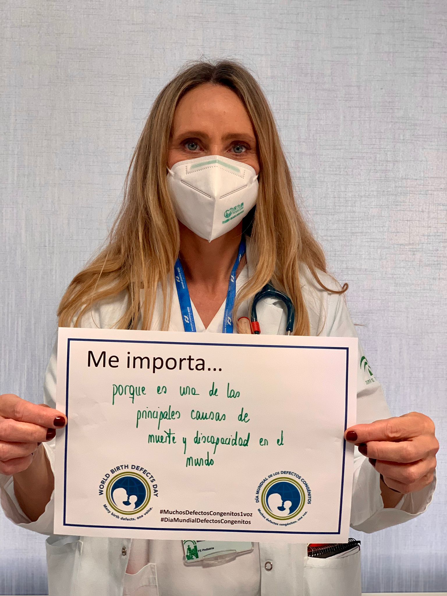 La Agencia Sanitaria Alto Guadalquivir se suma a la campaña mundial enredes sociales para dar visibilidad a los defectos congénitos