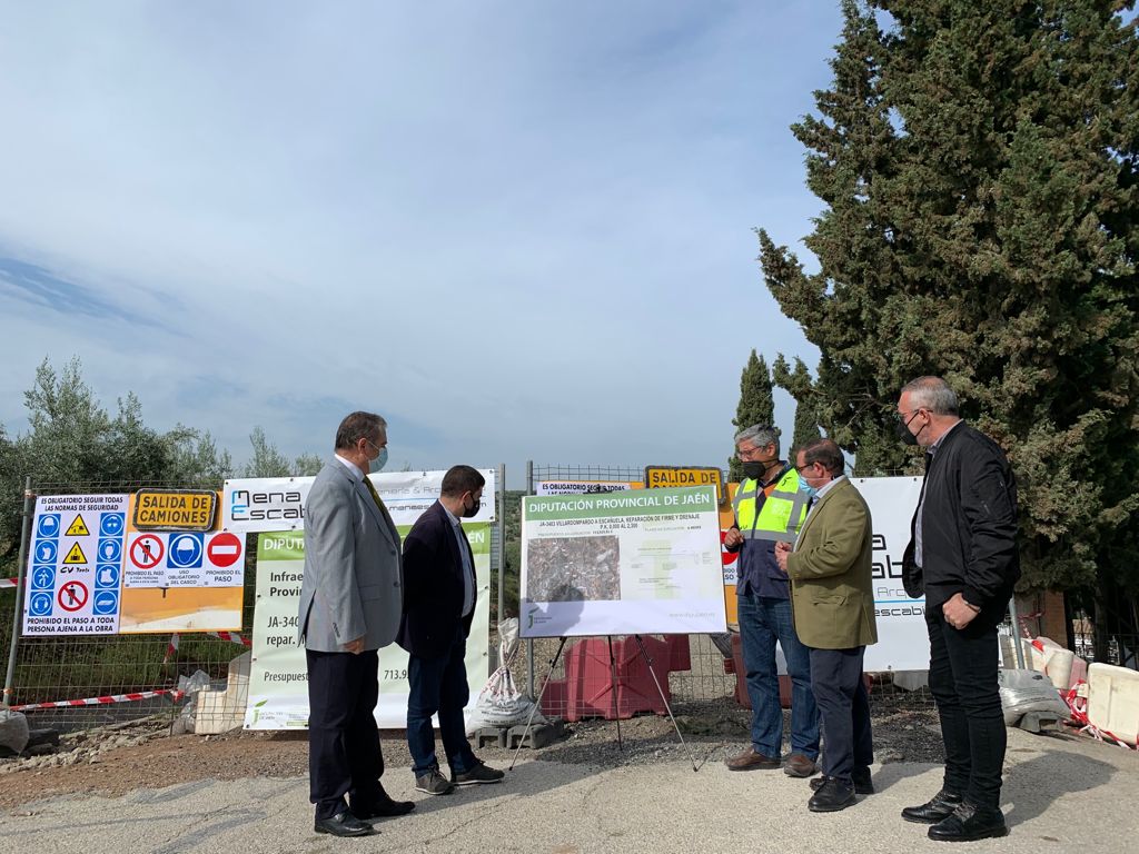 La Diputación mejora la carretera que une Villardompardo y Escañuela con una inversión superior a los 713.000 euros